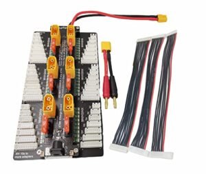 HobbyFly XT90 Charging Board for Foam Board RC Plane Plans 2S 8S Parallel Balanced Charging Adapter Plate