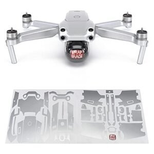 Wrapgrade Main Unit Skin DJI Air 2S AIRFORCE SILVER Vinyl Protective Cover