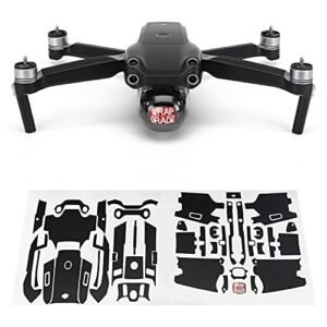 Wrapgrade Main Unit Skin for DJI Air 2S Stealth Black