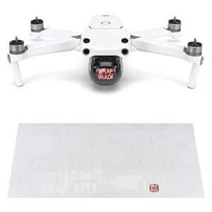 Wrapgrade Main Unit Skin DJI Air 2S Racing White Vinyl Wrap