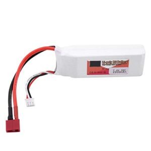 EVTSCAN 7.4V 2200mAh 35C Rechargeable LiPo Battery with T Plug for RC Cars Airplanes and Boats High Performance Long Life RC Battery (2200mAh 35C)