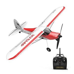 Lllunimon RC Trainer Plane Design 4CH Remote Control Glider Ready to Fly for Adults with 6 Axis Stabilizer System