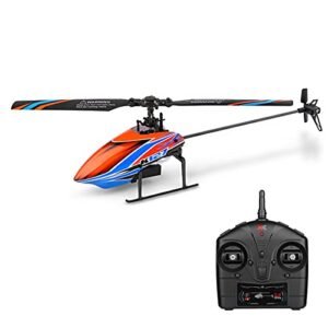 GoolRC WLtoys XK K127 RC Aircraft Restraint 4 Channel Helicopter with 6 Axis Gyro Altitude Hold One Key Take Off Landing for Kids Beginners