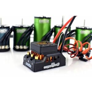 Castle Creations RC Castle Planes 1 10 Copperhead 1406 7700Kv Sensored Brushless ESC Motor Combo CSE10016604 Black Green