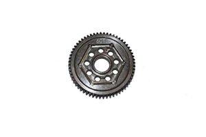 GPM for Losi 1/18 Mini-T 2.0 2WD Stadium Truck Upgrade Parts Harden Steel #45 Spur Gear 60T - 1Pc Set Black