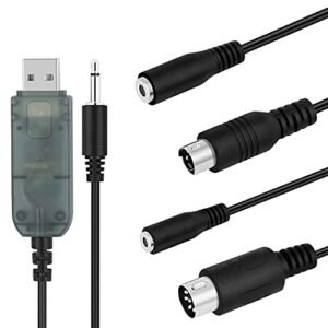 Flysky SM100 USB RC Airplane Drone Flight Simulator Adapter Cable for FS i6 i10 i4 T6 CT68 T4B GT3 TH9X GT2 Remote Controller Transmitter to Computer RC Airplane Simulator Software