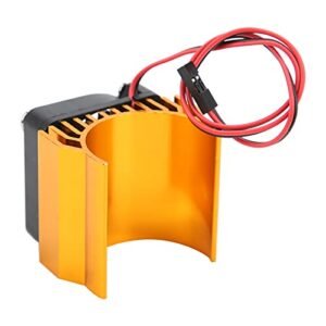 Dilwe Motor Heatsink Fan for Brushless vs Brushed Motor RC Cars 540 550 3650 3660 3674 Motors Aluminum Alloy Cooling Fan