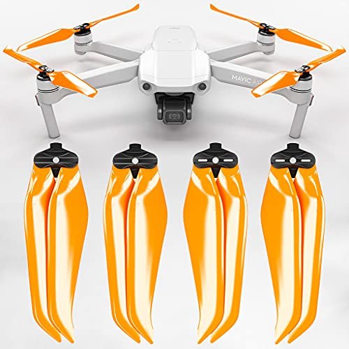 Master Airscrew Smithsonian Stealth Aircraft RC Propellers for DJI Mavic Air 2 Orange 4 Pack