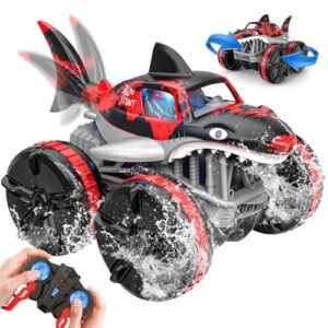 Snap On RC Monster Truck Amphibious Remote Control Car 2.4 GHz All Terrain Toy for Kids