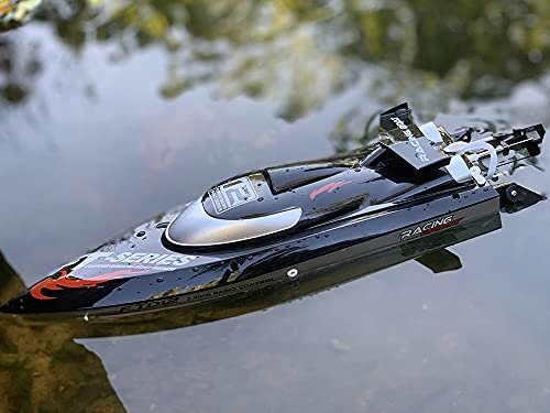 Ssccgym 18Inches (RTR) Large Remote Control Brushless Boat RC Speed Watercraft 2.4G 4WD 45KM/H for Hobby Adult FT012