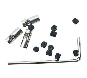 HOPLEX Stainless Steel Motor Pinion Reducer Sleeve Adapter for Seagull Edge 540 RC Plane 3.175mm to 5mm Conversion