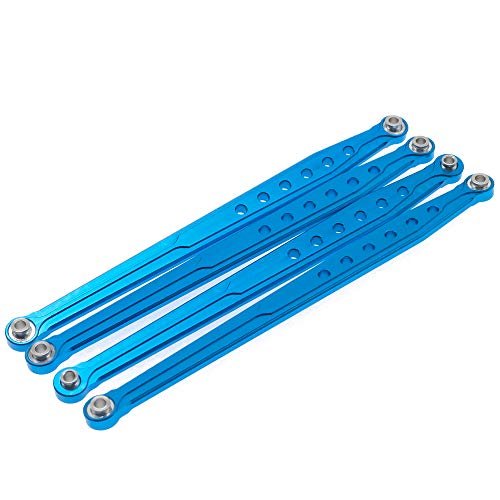 Redcat Racing Aluminum Blue Linkage Trophy Truck RC 1/10 Upgrade Parts for Gen7 Everest 10 ProSport Chassis Lower Side Linkage