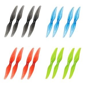Gemfan Hurricane 4024 2 Blade Props 1.5mm 3 Hole for 1505 3600 Brushless Motor FPV Racing Toothpick Drone 16pcs 8CW 8CCW