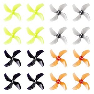 GEMFAN D51 2020 4 Blade PC Propeller 1.5mm for RC FPV Racing Freestyle Tinywhoop 16pcs 8CW 8CCW Perfect for RC Boat Simulator PC