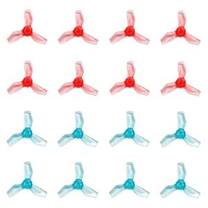 Gemfan 31mm 3 Blade PC Propeller 1219 for 0703 1103 Brushless Motor 16pcs 8CW 8CCW