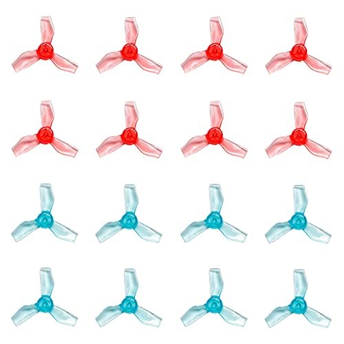 Gemfan 31mm 3 Blade PC Propeller 1219 for 0703 1103 Brushless Motor 16pcs 8CW 8CCW