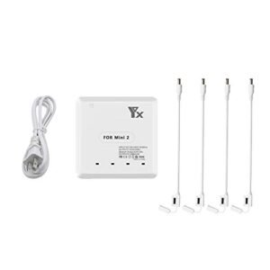 LYONGTECH 1 4 Scale RC King Tiger Tank Battery Charger for DJI Mini 4K Mini 2 SE Drone 6 in 1 Rapid Multi Charging Hub