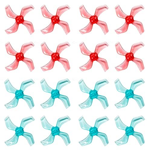 Dasboata RC Boat Props Gemfan 1636 40mm 4 Blade Propellers for High Performance Racing 16pcs Set