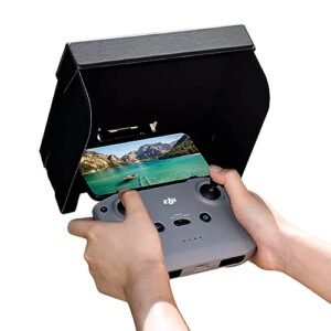 HeiyRC 2 Stroke vs 4 Stroke RC Airplane Engines Sun Hood for DJI Mini 4 Pro AIR 3 Mini 2 SE Mini 3 Pro Air 2S Mavic 3 Classic Pro Mini 2 Mini 3 AIR 2 RC N1 RC N2 Controller Anti glare Foldable Sunshade Drone Accessories