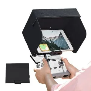 HeiyRC Sun Hood Sunshade for DJI Mini 2/3/Air 2S/Pro/Spark/Phantom 3 4 Controller Accessories, for 7.9-8inch iPad Mini/Galaxy Tab A/Lenovo