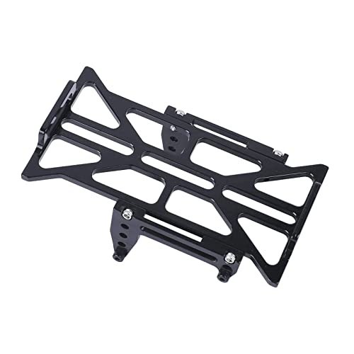 RZXYLRC Custom RC Battery Tray Aluminum Alloy Holder for Axial SCX24 AXI90081 AXI00001 RC Crawler Car Upgrades Black