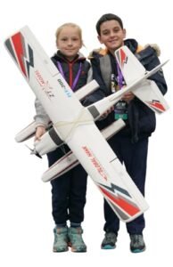 PLAYSTEM Bush Hawk RC 2.4 GHz 1.2m Remote Control Seaplane Smart Trainer Airplane with 4 Channel Remote RTF Lithium Battery and Optional Floats