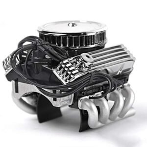 SHEAWA Conley V8 RC Car F82 V8 Simulate Engine Motor Cooling Fans Radiator for AXIAL SCX10 90046 Redcat GEN8 1/10 RC Crawler