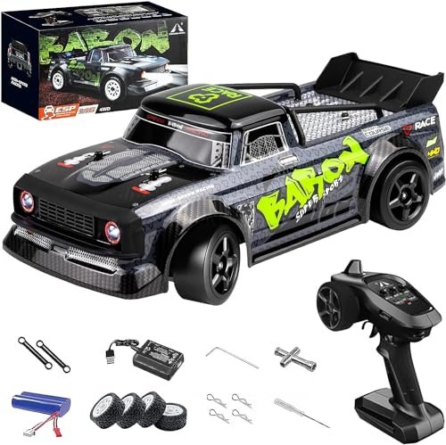 Supdex High Speed RC Drifting Car with ESP RC Engines 1:16 Scale 20MPH Remote Control Racing Truck for Adults and Kids