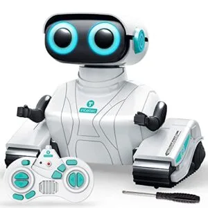 KaeKid Propel RC Toys Smart Robot for Kids 2.4Ghz Remote Control with LED Eyes Flexible Arms Dance Sounds White