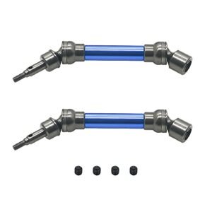 Arrma Typhon 3s Slider Front Drive Shaft Set Compatible with Arrma Mega550 Vorteks Senton Granite Old Big Rock Upgrades Dark Blue 2pcs