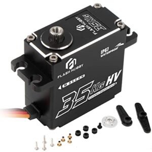 FLASH HOBBY 35KG Coreless Servo Motor High Torque Waterproof IP67 for Lost Coast RC Hobby 1/10 1/8 RC Cars