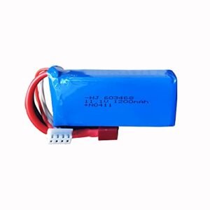 11.1v 1200mah 30C Lipo Battery Deans T Plug for Wltoy Wl915 RC Boat
