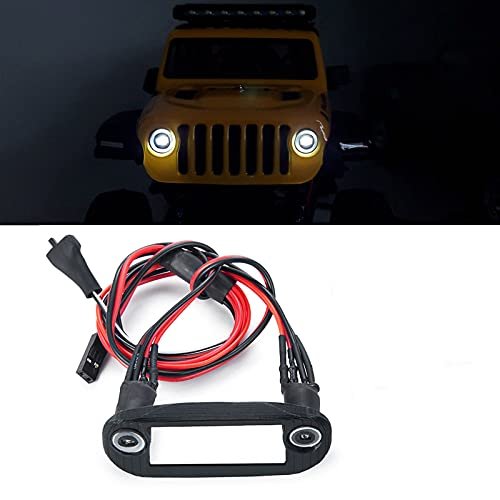 Axial SCX24 AXI00002 RC Rally Light Pods White LED Headlight Set for 1/24 Scale Crawler