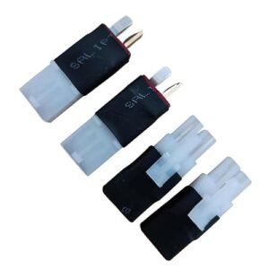2 Pairs Tamiya to T Plug Connector Adapter for Actros RC Truck Drone Car Battery Charger ESC