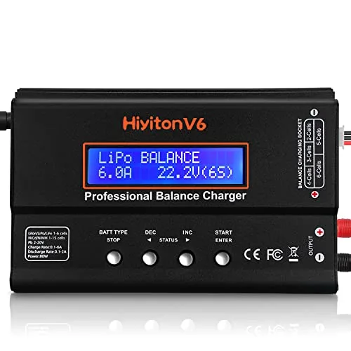 SkyRC RC NiCd Battery Charger 1S 6S Balanced Charger Discharger for LiPo Li ion NiMH NiCD Li Fe Battery with Tamiya XT60 Deans Futaba Connector
