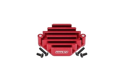 Losi Pro Moto MX RC Motorcycle Aluminum Electric Control Mount With Heat Sink Upgrade Parts 5Pc Set Red for 1/10 Lasernut U4 Tenacity and DB Pro Models