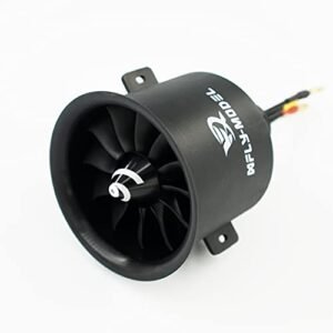 XFLY MODEL 70mm Viper RC Jet 12 Blade EDF Ducted Fan with 6S Brushless Inrunner 2680 KV2200 Motor