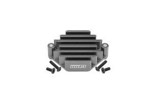 Brookstone U Control Silver Bullet RC Helicopter Upgrade Parts Aluminum Electric Control Mount With Heat Sink 5Pc Set Gray Silver