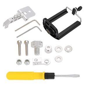 Kuuleyn Rc Transmitter Phone Mount, FPV Monitor Mount, Rc Transmitter, 5.5inch Phone Clip Adapter Adjustable Mount Holder for Fs-I6 Fs-I6s Fs-I6x Noble Nb4 Transmitter Black