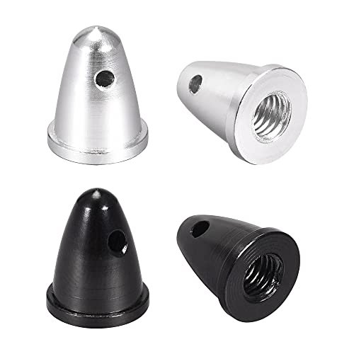 uxcell 4pcs M5x10 Motor Propeller Nut Cap Cover Best Fixed Pitch RC Helicopter for Beginner Adapter