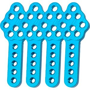ShareGoo 4Pcs Metal Adjustable Shock Absorber Mount Stand Lift for RC Willey Lift Chairs Compatible with Axial SCX10 90046 D90 D110 RC Crawler Car