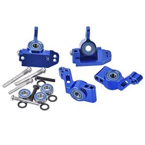 Globact Telemaster 40 RC Airplane Kit Aluminum Alloy Front Caster Block Steering Blocks and Rear Stub Axle Carriers with Ball Bearings Upgrade Parts