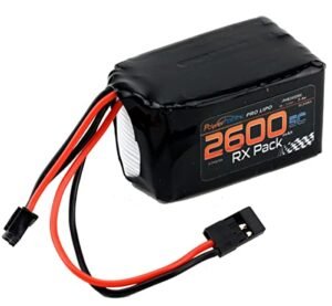 Powerhobby 2S 7 4V 2600mAh 5C RX Receiver Lipo Hump Battery Pack with Servo Connector