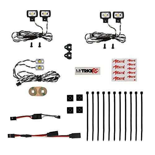 MyTrickRC Axial Capra LED Light Kit for RC Cobra Attack Helicopter Enthusiasts