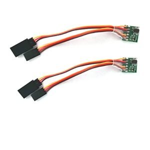 DEVMO 2Pack Universal RC Servo Signal Reverser Rotation Inverter Compatible with Hubsan H301S Spy Hawk RC Airplane