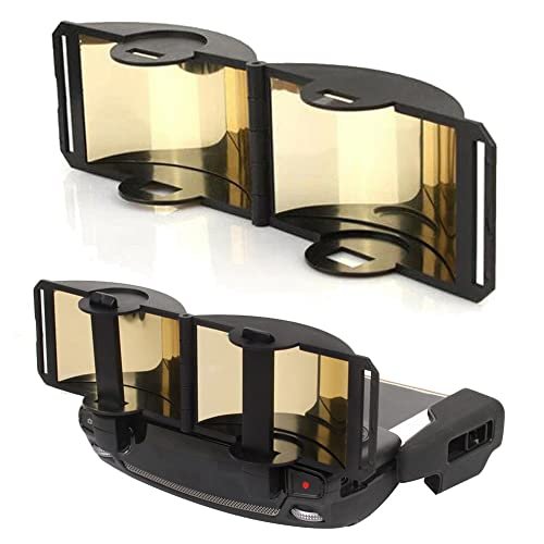 MMOBIEL 2 Pcs Gold Plated Parabolic RC Signal Booster Transmitter Antenna Compatible with RC Jet Ranger Helicopter and DJI Drones