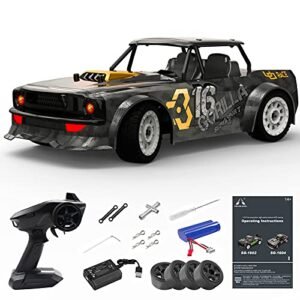 Hitish Volvo RC Truck 1/16 Scale High Speed 4X4 Monster Truck with Lights for Kids and Adults