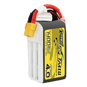 Tattu R Line Version 4.0 1400mAh 22.2V 130C 6S1P Lipo Battery Pack XT60 Plug