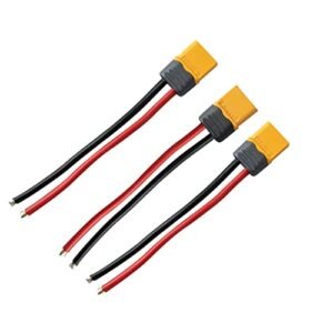 FLASH HOBBY 3pcs Amass XT60 Connector Pigtail Male XT60H Plug 10cm 14AWG Silicon Wire Ideal for RC Hobby Stores in Iowa