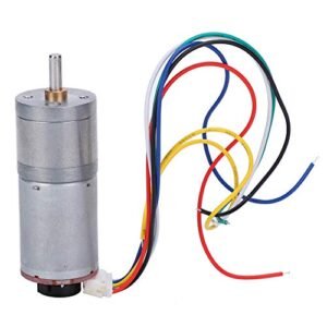 GA25 370 Brush DC Motor Geared Motor with Encoder Speed Measuring Code Plate DC12V 1200RPM rc 20 discount code